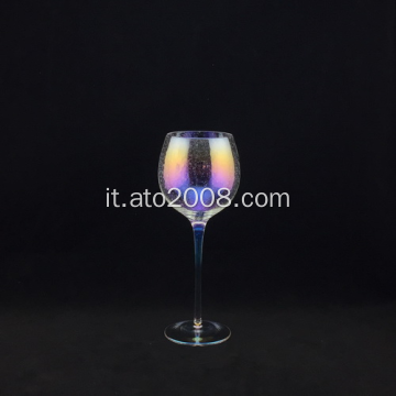 Set di bicchieri da vino colorati Bubble